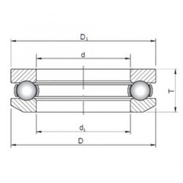 ISO 53315 thrust ball bearings