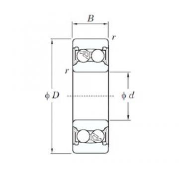 15 mm x 35 mm x 14 mm  KOYO 2202-2RS self aligning ball bearings