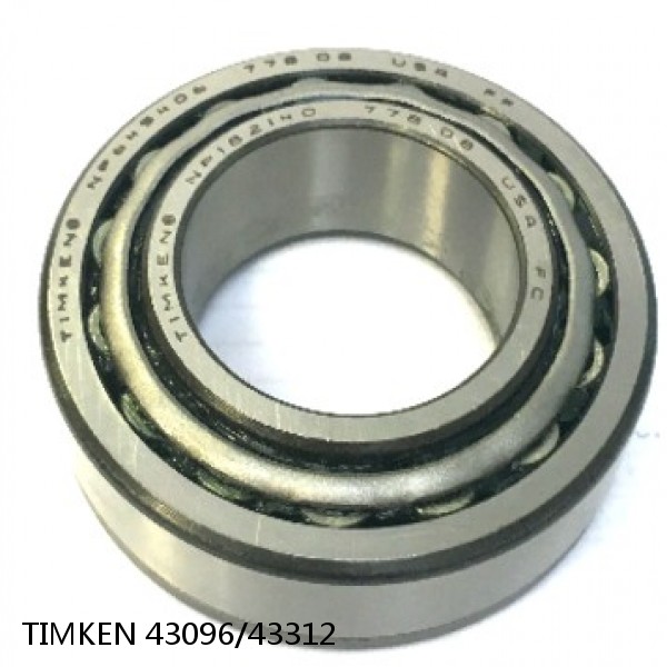 TIMKEN 43096/43312 Timken Tapered Roller Bearings #1 small image