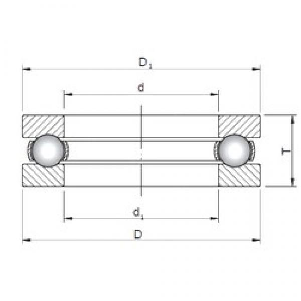 ISO 51332 thrust ball bearings #2 image