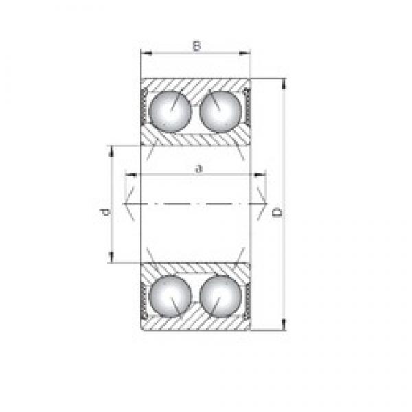 ISO 3310-2RS angular contact ball bearings #2 image