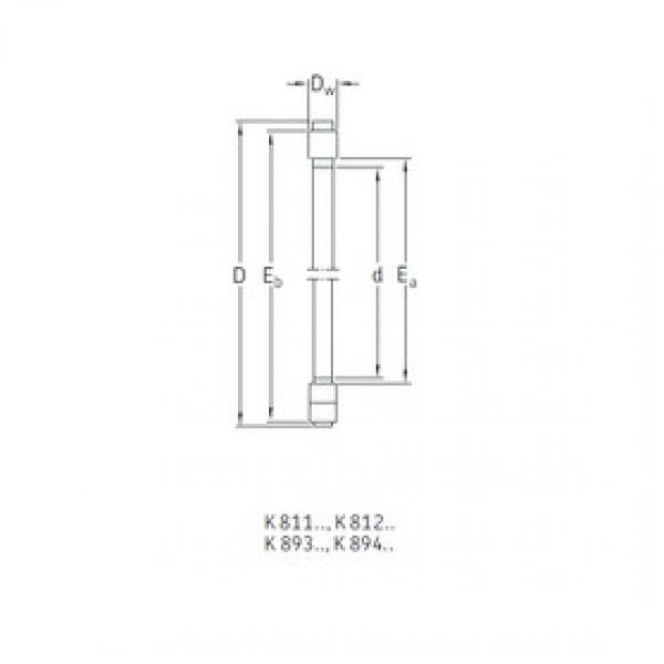 SKF K81107TN thrust roller bearings #2 image