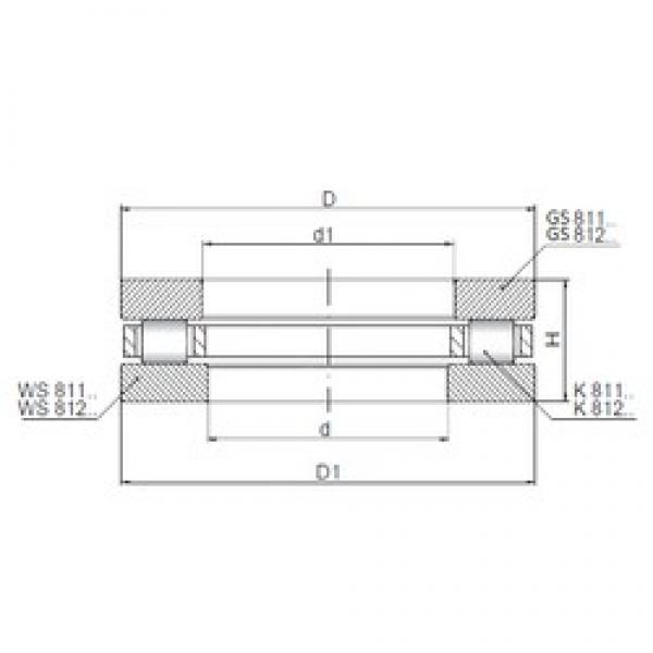 ISO 81107 thrust roller bearings #2 image