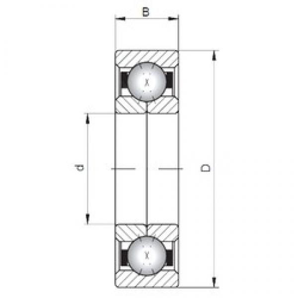 ISO QJ1076 angular contact ball bearings #2 image