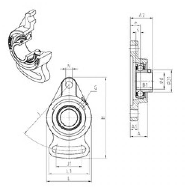 SNR USFA210 bearing units #2 image
