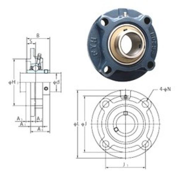 FYH UCFCX07 bearing units #2 image