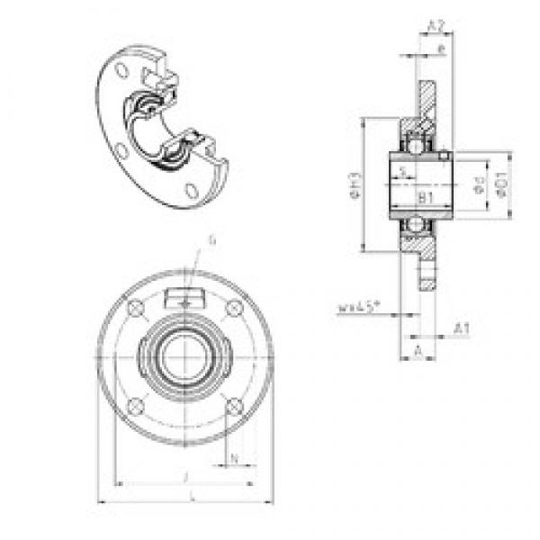 SNR UCFCE207 bearing units #2 image