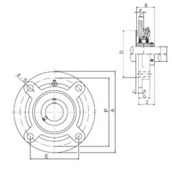 35 mm x 92 mm x 49,2 mm  ISO UCFCX07 bearing units #2 image