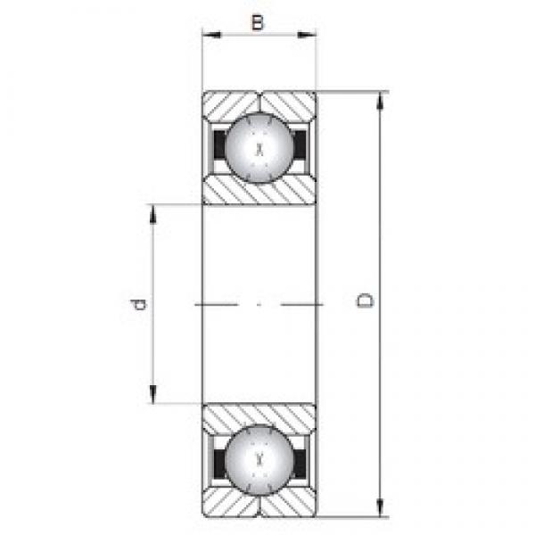 ISO Q1018 angular contact ball bearings #2 image