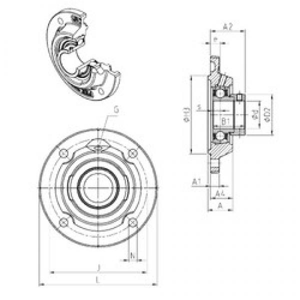 SNR ESFEE212 bearing units #2 image