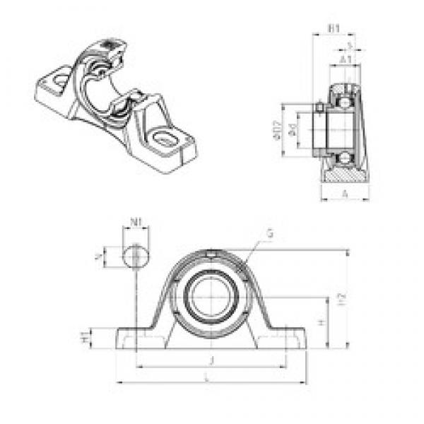 SNR ESPLE201 bearing units #2 image