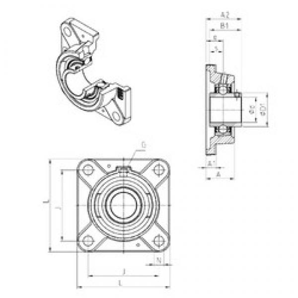 SNR UCFE202 bearing units #2 image