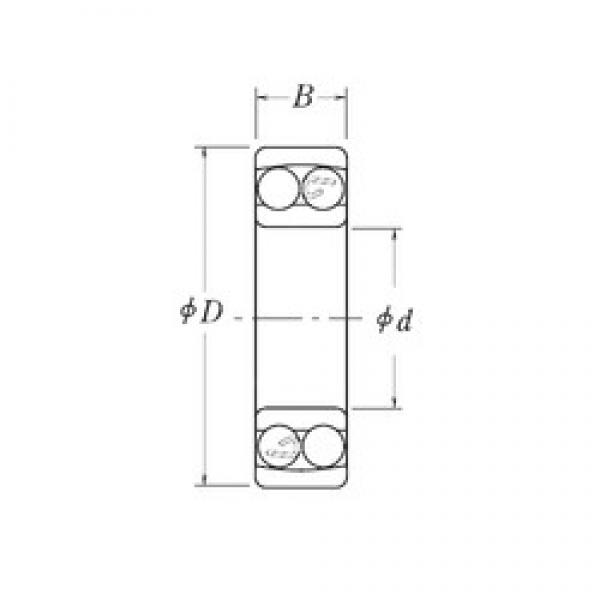 12,7 mm x 33,3375 mm x 9,525 mm  RHP NLJ1/2 self aligning ball bearings #2 image
