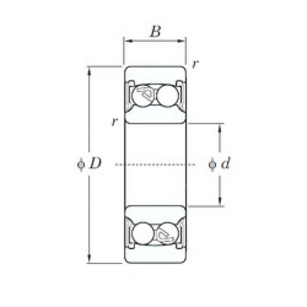 60 mm x 110 mm x 28 mm  KOYO 2212-2RS self aligning ball bearings #2 image