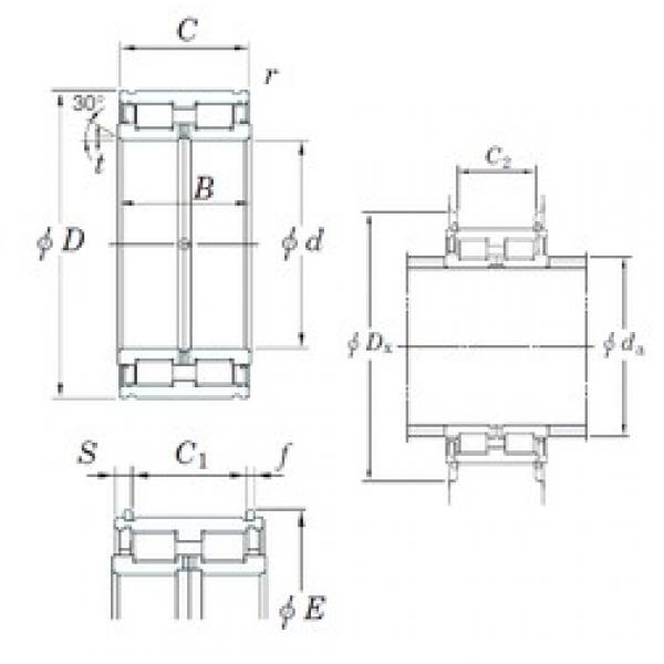 150 mm x 225 mm x 100 mm  KOYO DC5030NR cylindrical roller bearings #2 image