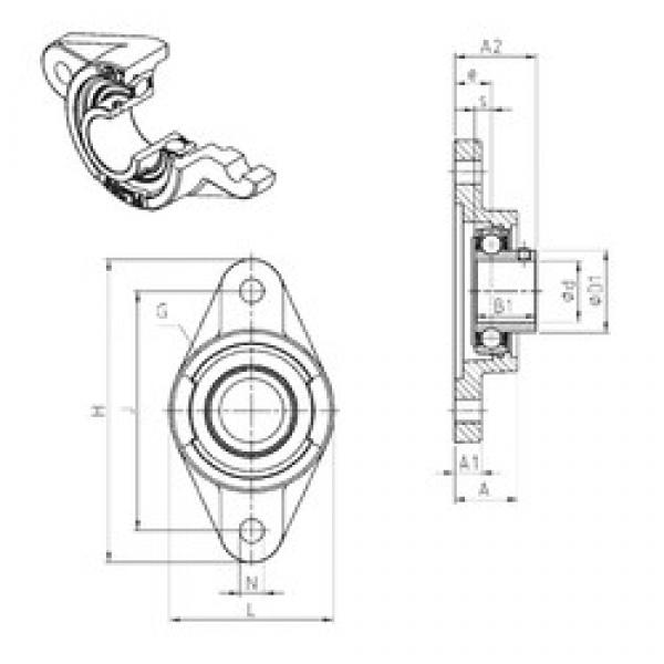 SNR USFL210 bearing units #2 image