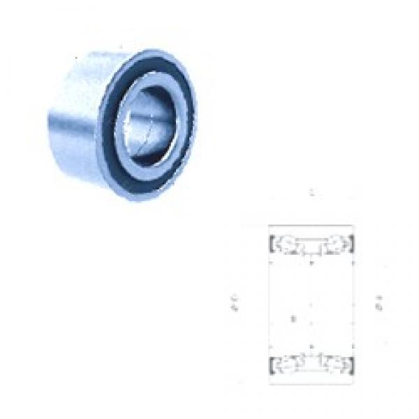 34 mm x 64 mm x 37 mm  PFI PW34640037CSHD angular contact ball bearings #2 image