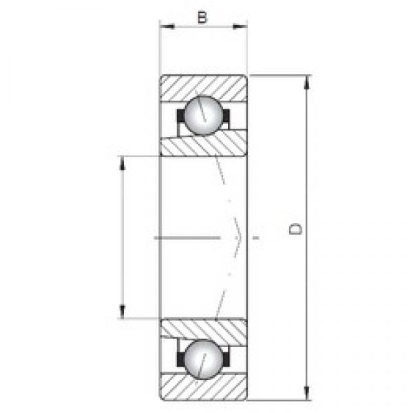 ISO 707 C angular contact ball bearings #2 image
