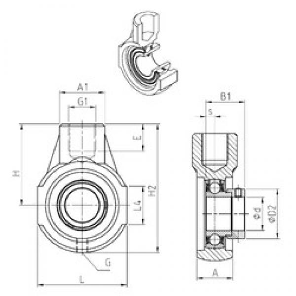 SNR ESEHE207 bearing units #2 image