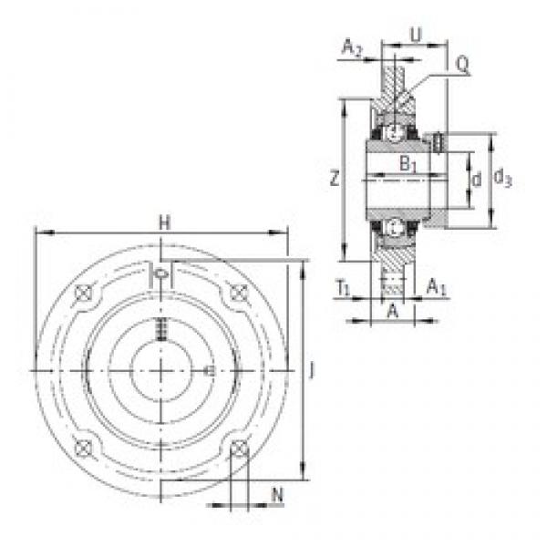 INA TFE25 bearing units #2 image