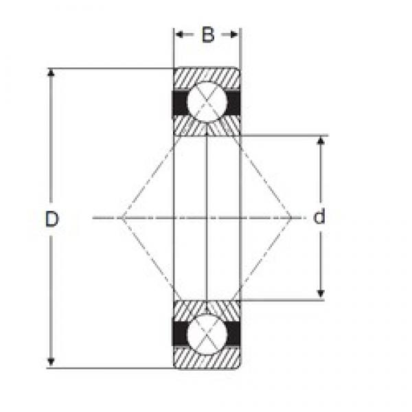 107,95 mm x 222,25 mm x 44,45 mm  SIGMA QJM 4.1/4 angular contact ball bearings #2 image