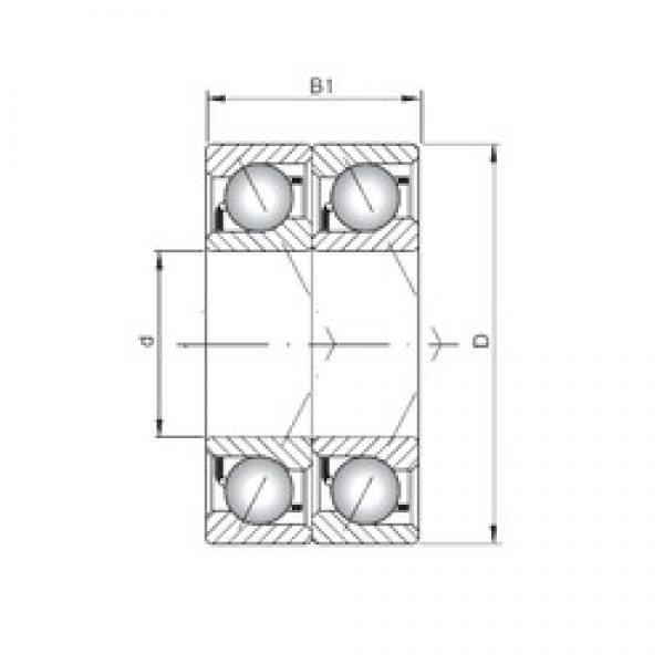 ISO 7014 ADT angular contact ball bearings #2 image