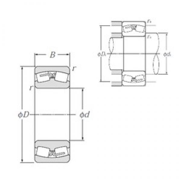 170 mm x 280 mm x 109 mm  NTN 24134B spherical roller bearings #3 image