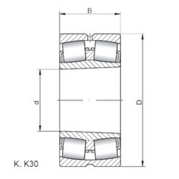 240 mm x 360 mm x 118 mm  ISO 24048 K30W33 spherical roller bearings #3 image